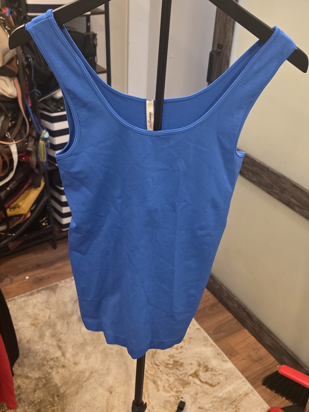Women's Scoop Neck Tank Top in Royal Blue - Unbranded